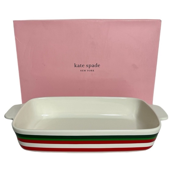 kate spade Other - Kate Spade New York Lenox Merry Bright Receive Rectangular Baker Casserole